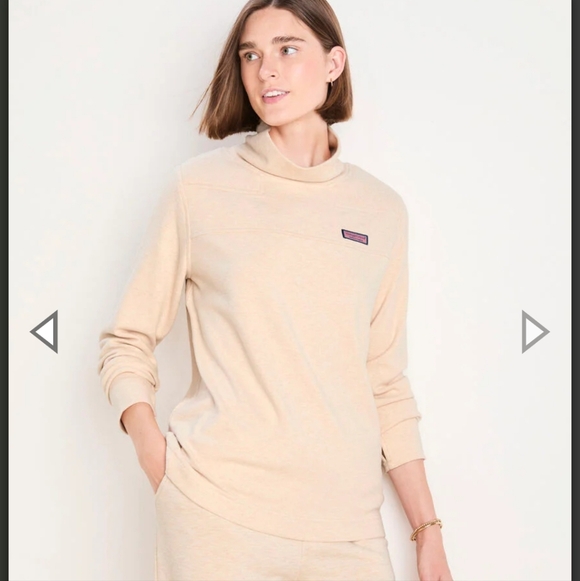 Vineyard Vines Tops - Vineyard Vines Double Brushed Dreamcloth Funnel Neck Pullover Sweatshirt